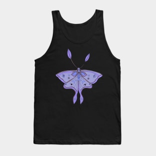 Royal Purple Luna Moth Tank Top